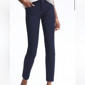 Banana Republic Navy Blue Sloan pant